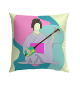 Geisha Outdoor Pillow - Beyond T-shirts
